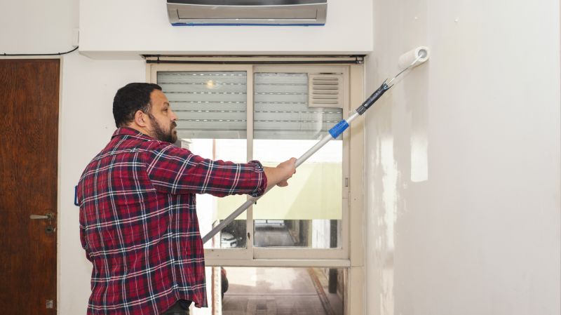 Interior Painting in a Well-Ventilated Room