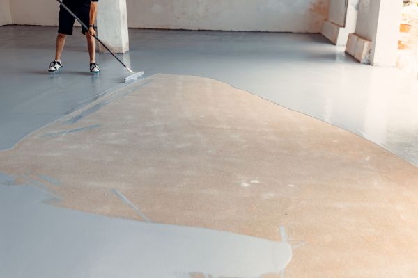 Basement Floor Painting in Bryan
