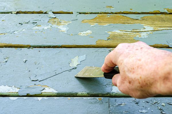Deck Paint Stripping in Bryan