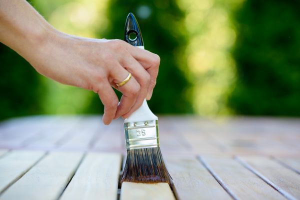 Wood Floor Painting in Bryan